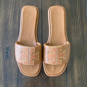 Tory Burch Double T Sport Slide